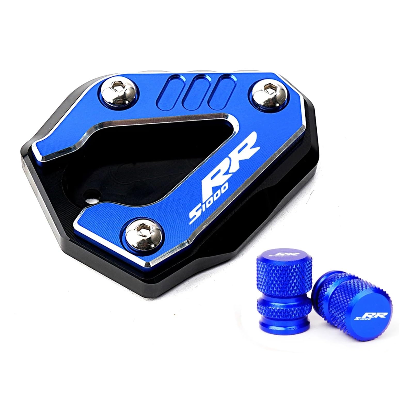 Jingyingtt Motorcycle Kickstand Side Stand Extension Pad Tire Valve Caps Compatible with S1000RR S 1000 RR 2019-2025 S1000R 2021-2025 M1000RR CNC Jingyingtt Motorcycle Kickstand Side Stand Extension Pad Tire Valve Caps Compatible with S1000RR S 1000 RR 2019-2025 S1000R 2021-2025 M1000RR CNC von Jingyingtt