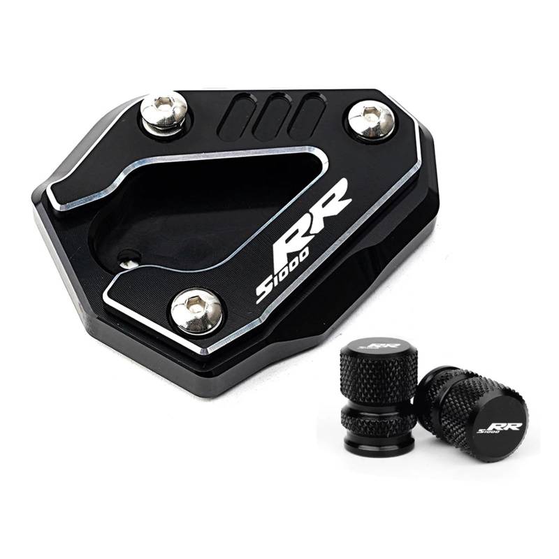 Jingyingtt Motorcycle Kickstand Side Stand Extension Pad Tire Valve Caps Compatible with S1000RR S 1000 RR 2019-2025 S1000R 2021-2025 M1000RR CNC von Jingyingtt