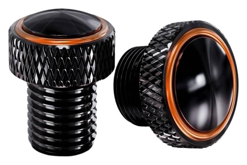 Jingyingtt Motorrad CNC Spiegellochstopfen Schrauben Bolzen Abdeckkappen Kompatibel mit CB CBR 650R CBR 650R 600RR 1000RR 500R 250RR 650F von Jingyingtt
