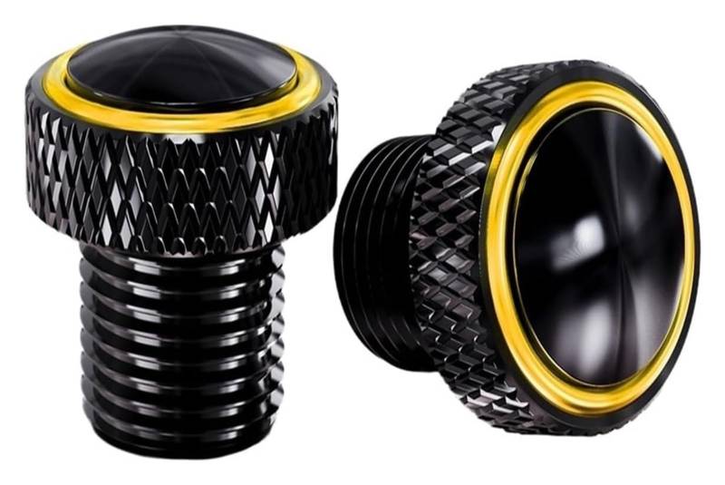 Jingyingtt Motorrad CNC Spiegellochstopfen Schrauben Bolzen Abdeckkappen Kompatibel mit CB CBR 650R CBR 650R 600RR 1000RR 500R 250RR 650F von Jingyingtt