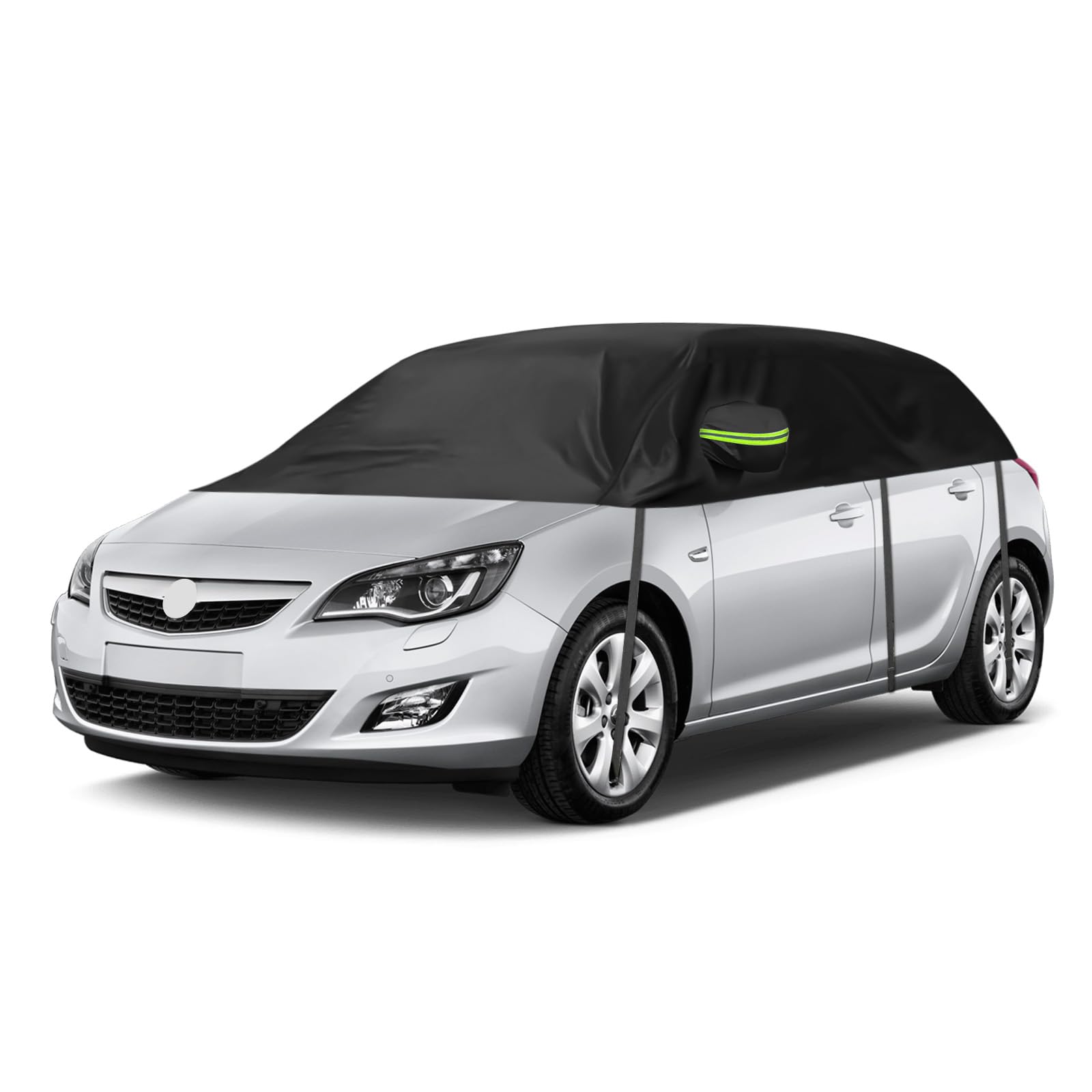 Halbe Autoabdeckung Ersatz für Opel Astra Hatchback 2009-2024, Halbgarage Upgrade Verdickter Allwetter Halbabdeckung Reflektierende Autoabdeckung wasserdichte Schutzhülle UV Schutz Schneeschutz Halbe Autoabdeckung Ersatz für Opel Astra Hatchback 2009-2024, Halbgarage Upgrade Verdickter Allwetter Halbabdeckung Reflektierende Autoabdeckung wasserdichte Schutzhülle UV Schutz Schneeschutz von JinsenTGG