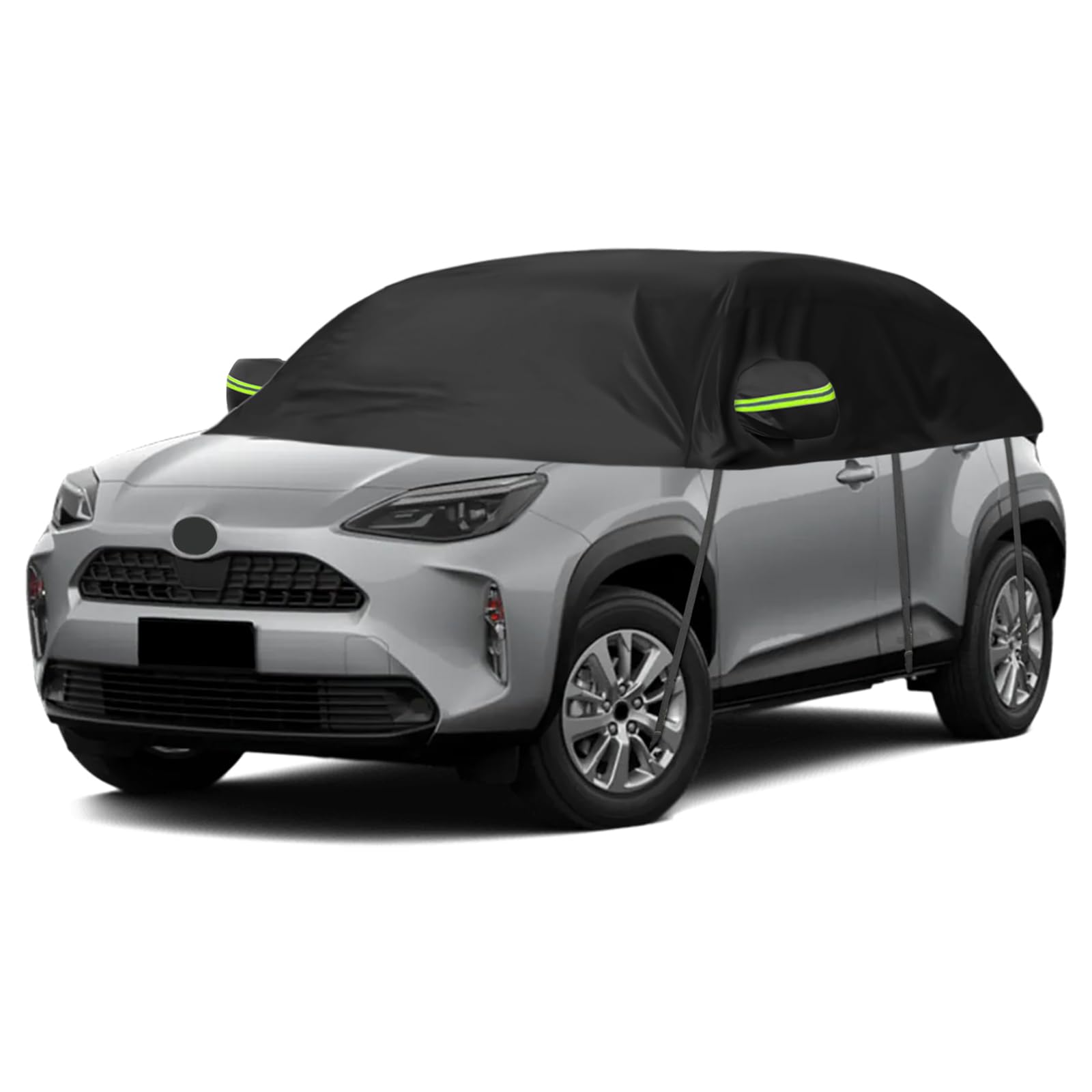 Halbe Autoabdeckung Ersatz für Toyota Yaris Cross XP210 2020-2024, Halbgarage, Verdickter Stoff Allwetter Halbabdeckung Reflektierende Autoabdeckung wasserdichte Schutzhülle UV-Schutz Schneeschutz Halbe Autoabdeckung Ersatz für Toyota Yaris Cross XP210 2020-2024, Halbgarage, Verdickter Stoff Allwetter Halbabdeckung Reflektierende Autoabdeckung wasserdichte Schutzhülle UV-Schutz Schneeschutz von JinsenTGG