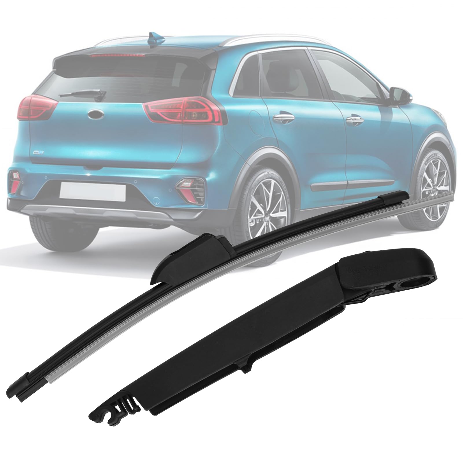 Hinterer Scheibenwischerarm Ersatz Kompatibel mit KIA Niro 2016-2022, Heckscheibenwischer Heckwischerarm Auto Heckwischerblatt Blatt Kit Wasserdicht Heckscheibenwischerarm Hinterer Scheibenwischerarm Ersatz Kompatibel mit KIA Niro 2016-2022, Heckscheibenwischer Heckwischerarm Auto Heckwischerblatt Blatt Kit Wasserdicht Heckscheibenwischerarm von JinsenTGG