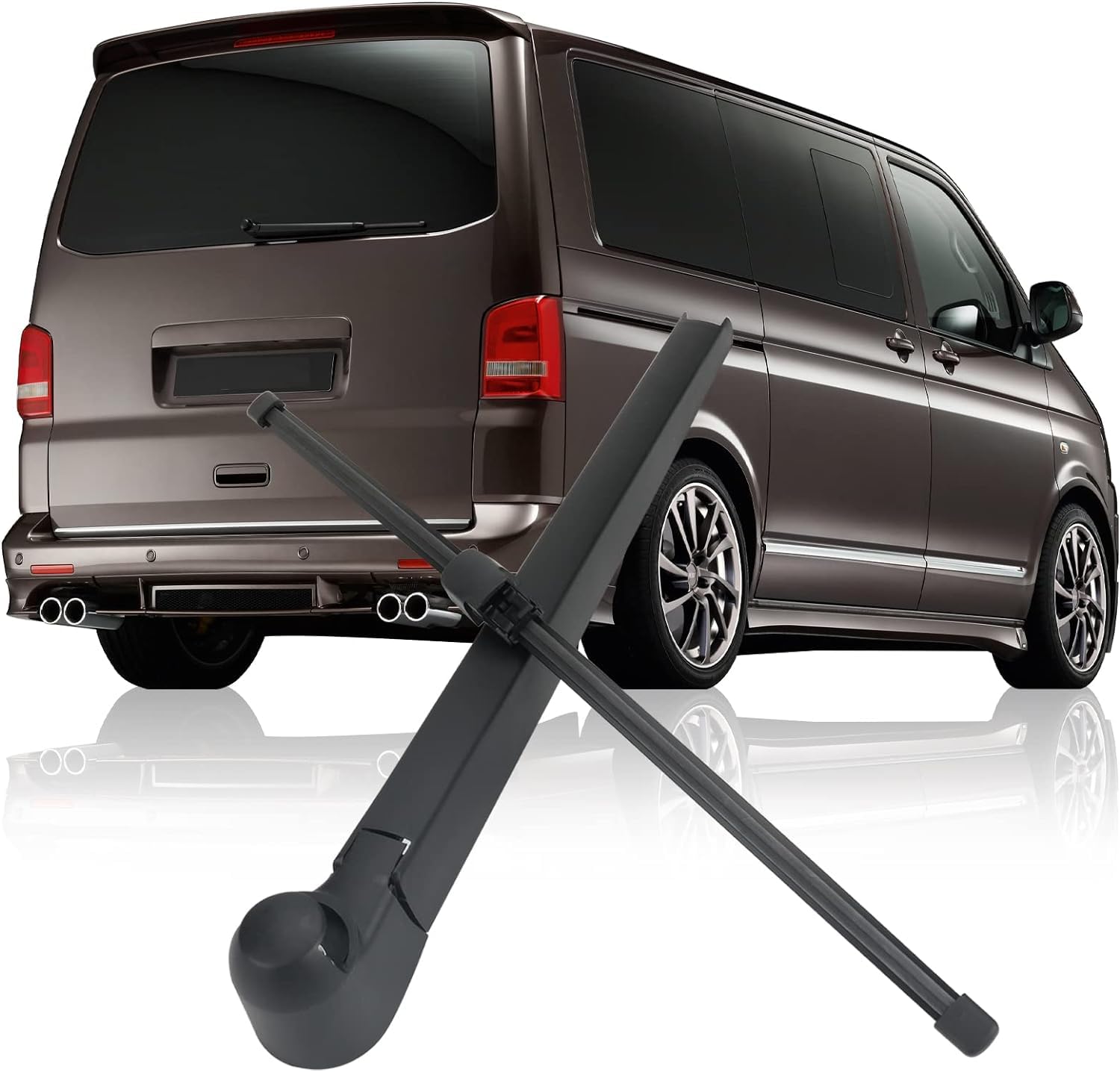 Hinterer Scheibenwischerarm Ersatz für VW T5 Caddy 2003–2019/ Multivan Transporter, Heckscheibenwischer & Heckwischerarm, Auto Heckwischerblatt Blatt Kit Wasserdicht Heckscheibenwischerarm Hinterer Scheibenwischerarm Ersatz für VW T5 Caddy 2003–2019/ Multivan Transporter, Heckscheibenwischer & Heckwischerarm, Auto Heckwischerblatt Blatt Kit Wasserdicht Heckscheibenwischerarm von JinsenTGG