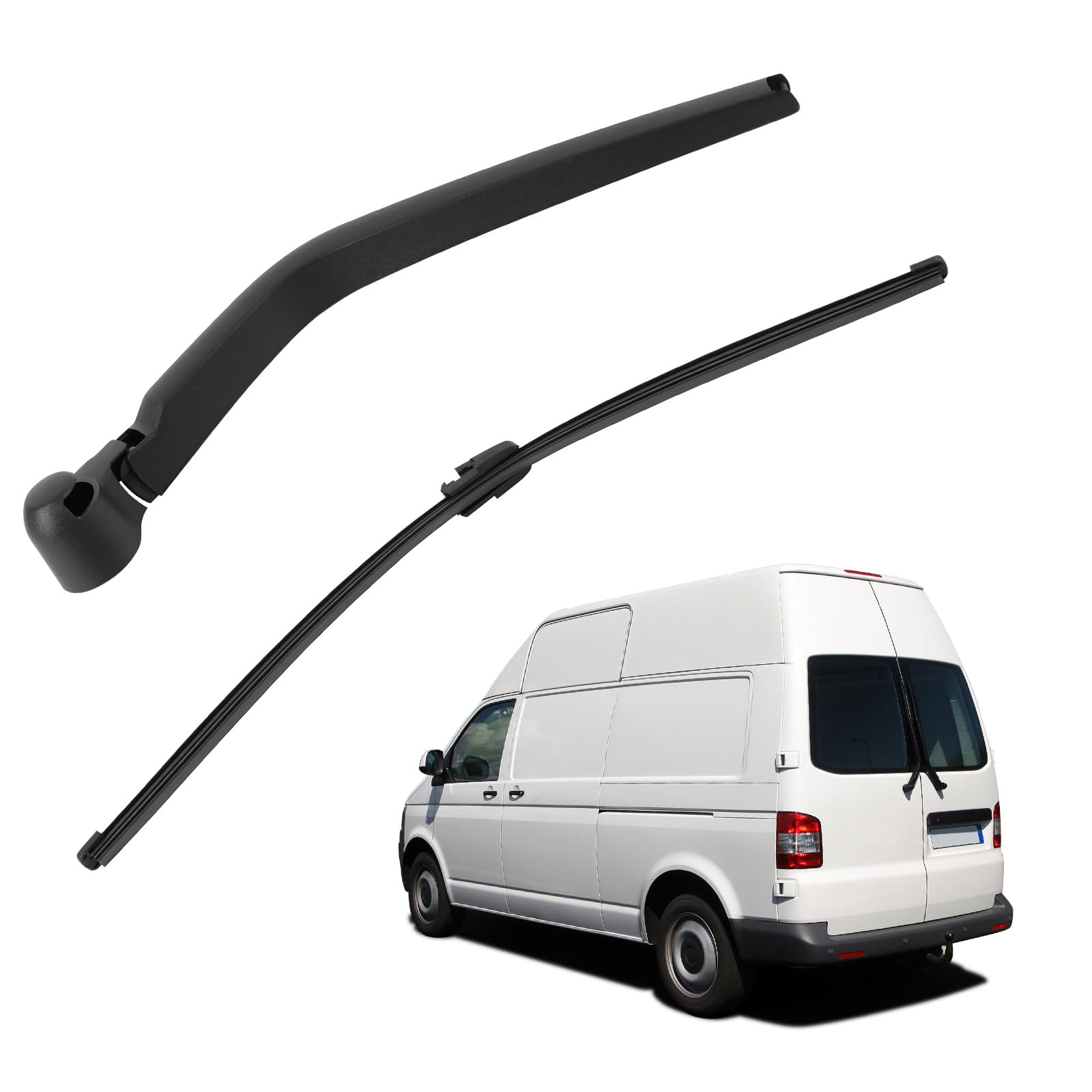 Hinterer Scheibenwischerarm Ersatz für VW Transporter T5 2003-2015/T6 2015-2024/Caddy 2003-2019, Heckscheibenwischer&Heckwischerarm, Auto Heckwischerblatt Wasserdicht Heckscheibenwischerarm (Links) Hinterer Scheibenwischerarm Ersatz für VW Transporter T5 2003-2015/T6 2015-2024/Caddy 2003-2019, Heckscheibenwischer&Heckwischerarm, Auto Heckwischerblatt Wasserdicht Heckscheibenwischerarm (Links) von JinsenTGG
