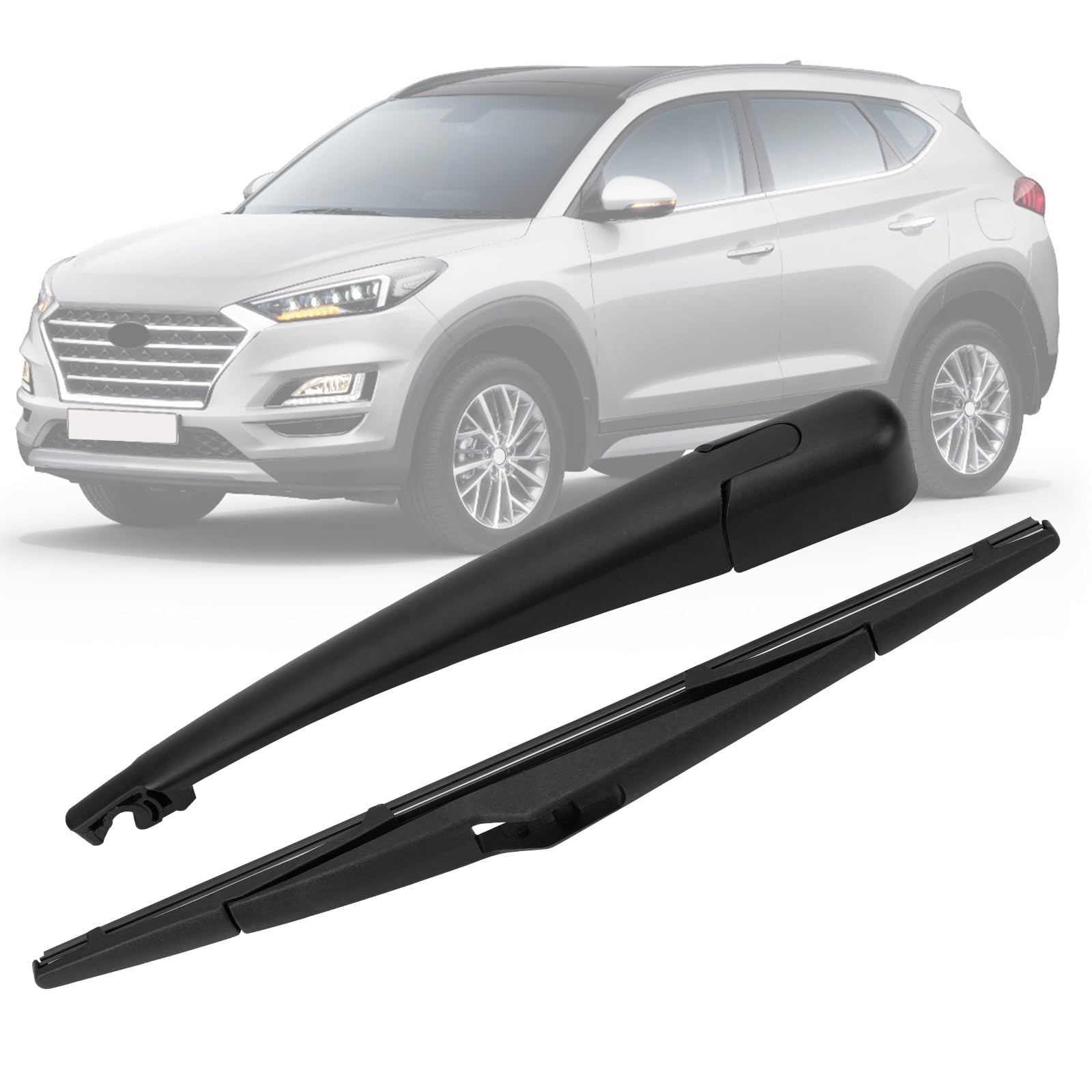 Hinterer Scheibenwischerarm Kompatibel mit Hyundai IX35 2010-2015 i30 PB 2008-2014, Heckscheibenwischer Heckwischerarm Auto Heckwischerblatt Blatt Kit Wasserdicht Heckscheibenwischerarm Hinterer Scheibenwischerarm Kompatibel mit Hyundai IX35 2010-2015 i30 PB 2008-2014, Heckscheibenwischer Heckwischerarm Auto Heckwischerblatt Blatt Kit Wasserdicht Heckscheibenwischerarm von JinsenTGG