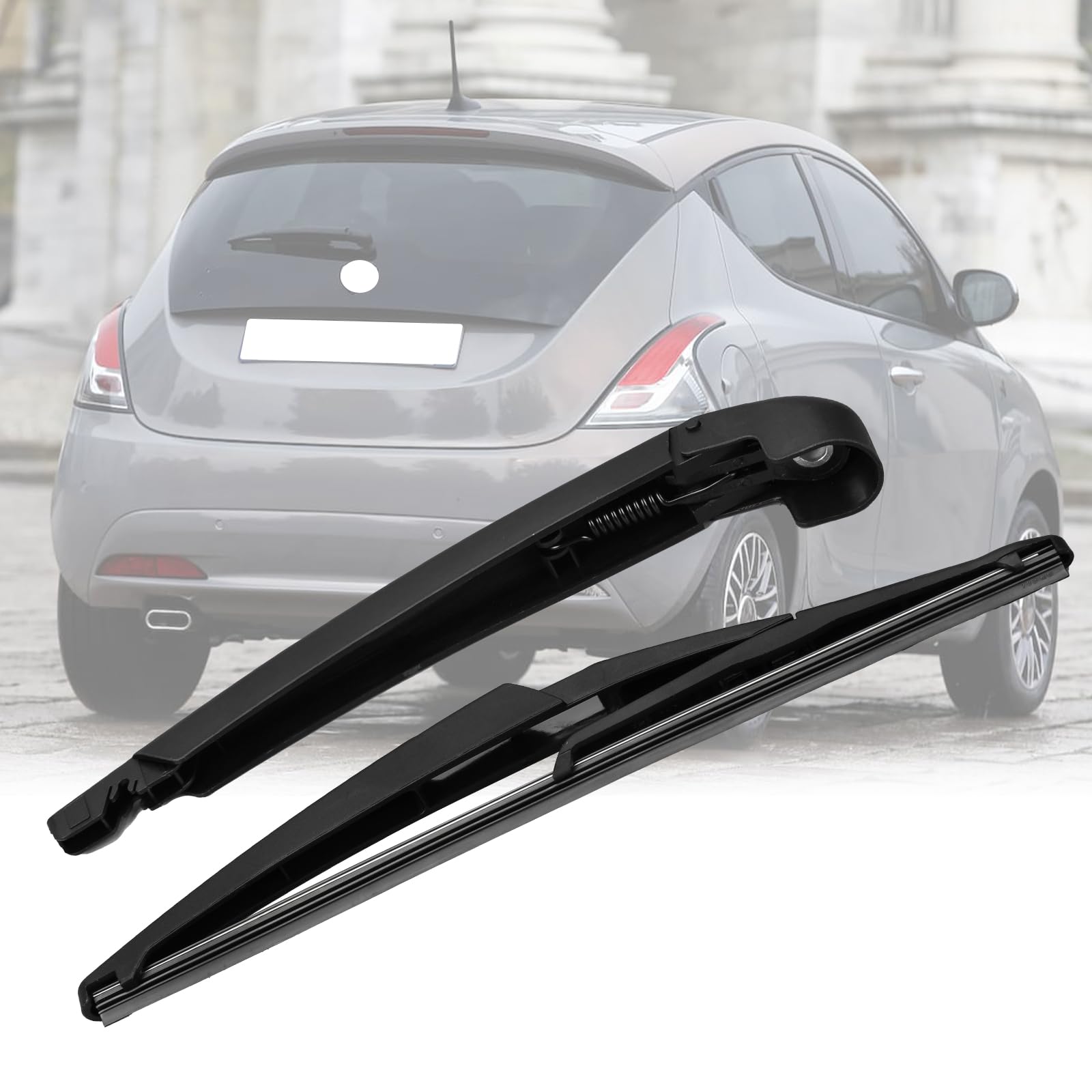 Hinterer Scheibenwischerarm Kompatibel mit Lancia Ypsilon Type 846 2011-2015, Heckscheibenwischer Heckwischerarm Auto Heckwischerblatt Blatt Kit Wasserdicht Heckscheibenwischerarm Hinterer Scheibenwischerarm Kompatibel mit Lancia Ypsilon Type 846 2011-2015, Heckscheibenwischer Heckwischerarm Auto Heckwischerblatt Blatt Kit Wasserdicht Heckscheibenwischerarm von JinsenTGG