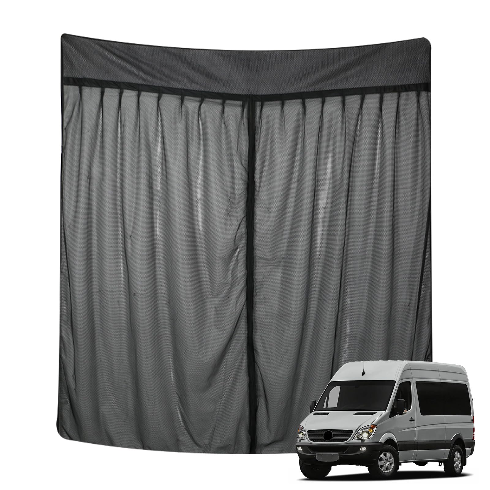 Insektennetz Ersatz für Mercedes-Benz Sprinter High Roof, Auto Hintertür Heckklappe Insektennetz, Einschichtiges Netz Magnetische Moskitonetze Atmungsaktiv Insekten für Outdoor-Camping Insektennetz Ersatz für Mercedes-Benz Sprinter High Roof, Auto Hintertür Heckklappe Insektennetz, Einschichtiges Netz Magnetische Moskitonetze Atmungsaktiv Insekten für Outdoor-Camping von JinsenTGG