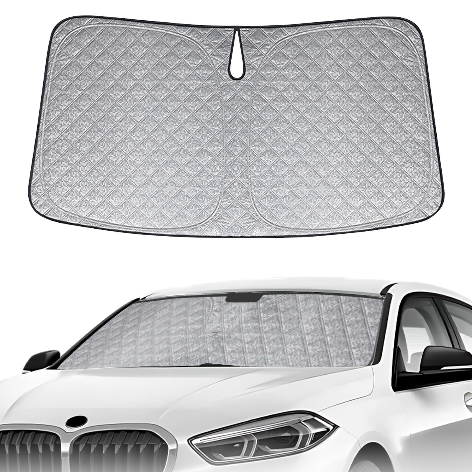 Sonnenschutz Auto Frontscheibe Ersatz für BMW 1 Series F52 2017-2023, Auto Windschutzscheibe Sonnenschutz Innen, Faltbar Sonnenschirm Auto UV Schutz Reflektierender Staub Schutz Sonnenschutzfolie Sonnenschutz Auto Frontscheibe Ersatz für BMW 1 Series F52 2017-2023, Auto Windschutzscheibe Sonnenschutz Innen, Faltbar Sonnenschirm Auto UV Schutz Reflektierender Staub Schutz Sonnenschutzfolie von JinsenTGG
