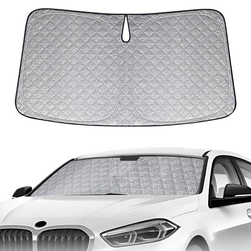 Sonnenschutz Auto Frontscheibe Ersatz für BMW 1 Series F52 2017-2023, Auto Windschutzscheibe Sonnenschutz Innen, Faltbar Sonnenschirm Auto UV Schutz Reflektierender Staub Schutz Sonnenschutzfolie von JinsenTGG