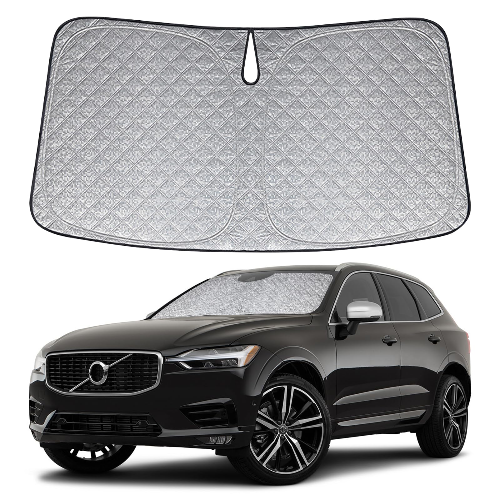 Sonnenschutz Auto Frontscheibe Ersatz für Volvo XC60 2018-2024 Auto Windschutzscheibe Sonnenschutz Innen, Faltbar Sonnenschirm Auto UV Schutz Reflektierender Staub Schutz Sonnenschutzfolie Zubehör Sonnenschutz Auto Frontscheibe Ersatz für Volvo XC60 2018-2024 Auto Windschutzscheibe Sonnenschutz Innen, Faltbar Sonnenschirm Auto UV Schutz Reflektierender Staub Schutz Sonnenschutzfolie Zubehör von JinsenTGG