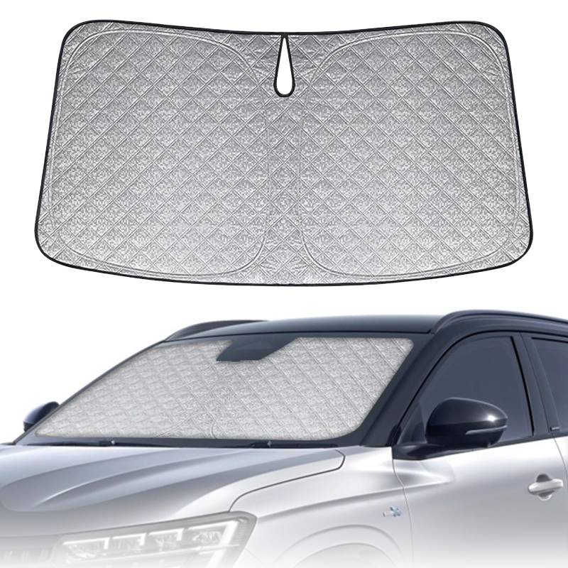 Sonnenschutz Frontscheibe Kompatibel mit Renault Austral 2022-2025, Auto Windschutzscheibe Sonnenschutz Innen, Faltbar Sonnenschirm UV Schutz Reflektierender Staub Schutz Sonnenschutzfolie von JinsenTGG