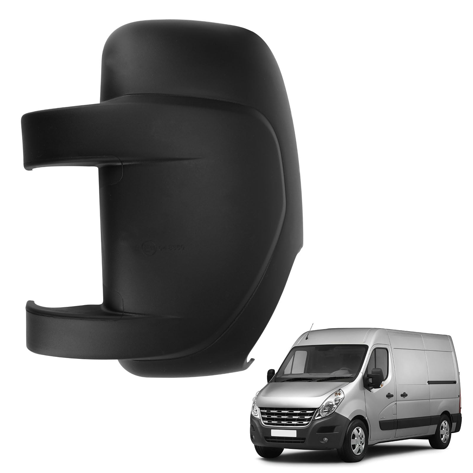 Spiegelabdeckungen Ersatz für Renault Master 2010-2021, Ersatz für Opel Movano 2010-2021, Spiegelkappen Außenspiegelkappe Rückspiegelkappe Seitenspiegel Abdeckungen Ersatz für Nissan NV400 (Links) von JinsenTGG