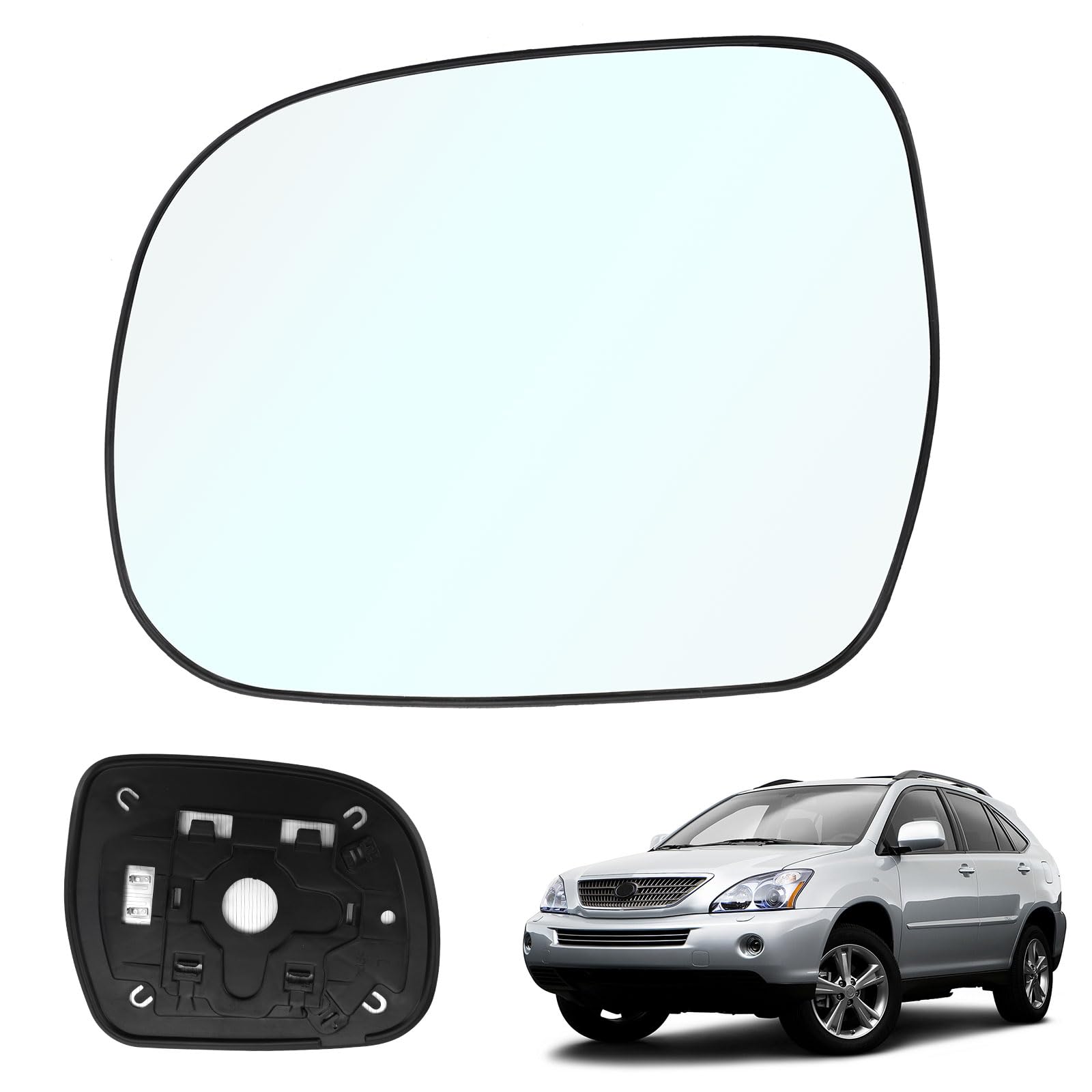 Spiegelglas Ersatz für Lexus RX300 RX350 RX400 RX400H 2003-2008, Außenspiegel Glas Asphärisch Verstellbar Umkehrlinse Rückfahrglas Geeignet Ersatz für Toyota Tacoma 2005-2015/Hilux 2005-2015(Links) Spiegelglas Ersatz für Lexus RX300 RX350 RX400 RX400H 2003-2008, Außenspiegel Glas Asphärisch Verstellbar Umkehrlinse Rückfahrglas Geeignet Ersatz für Toyota Tacoma 2005-2015/Hilux 2005-2015(Links) von JinsenTGG