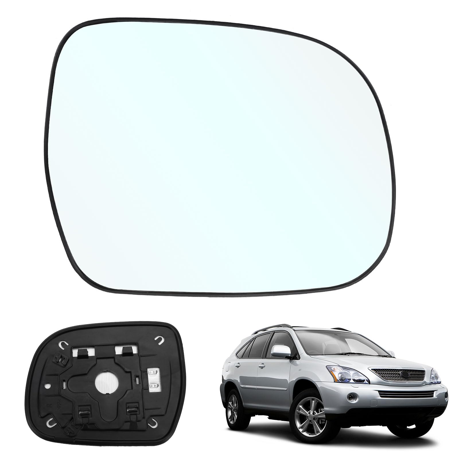 Spiegelglas Ersatz für Lexus RX300 RX350 RX400 RX400H 2003-2008, Außenspiegel Glas Asphärisch Verstellbar Umkehrlinse Rückfahrglas Geeignet Ersatz für Toyota Tacoma 2005-2015/Hilux 2005-2015(Rechts) Spiegelglas Ersatz für Lexus RX300 RX350 RX400 RX400H 2003-2008, Außenspiegel Glas Asphärisch Verstellbar Umkehrlinse Rückfahrglas Geeignet Ersatz für Toyota Tacoma 2005-2015/Hilux 2005-2015(Rechts) von JinsenTGG