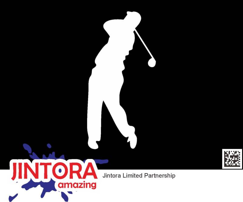 JINTORA - Autoaufkleber Tuning - Golfer - Golf Sport - 71mm x139mm - Auto Aufkleber - Bus - Fenster - Heckscheibe - Camper - wetterfest - Outdoor Sticker Auto Deko LKW - Tuning Selbstklebend - weiß von JINTORA