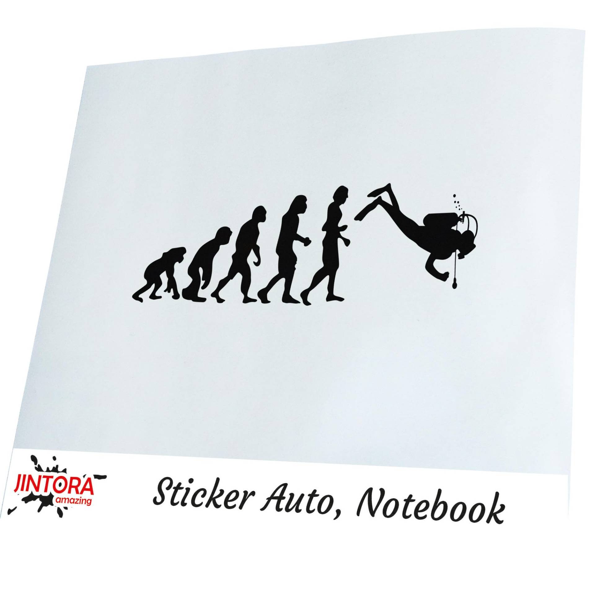 Jintora Aufkleber für Auto - Autoaufkleber - JDM - Die Cut - Evolution Taucher Schnorcheln - 210x66 mm - JDM - Die Cut - Bus - Fenster - Heckscheibe - Laptop - LKW - Tuning - schwarz Jintora Aufkleber für Auto - Autoaufkleber - JDM - Die Cut - Evolution Taucher Schnorcheln - 210x66 mm - JDM - Die Cut - Bus - Fenster - Heckscheibe - Laptop - LKW - Tuning - schwarz von Jintora