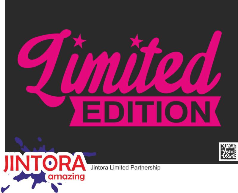 Jintora Aufkleber für Auto - Autoaufkleber - JDM - Die Cut - Limited Edition - 207x99 mm - JDM - Die Cut - Bus - Fenster - Heckscheibe - Laptop - LKW - Tuning - pink von Jintora