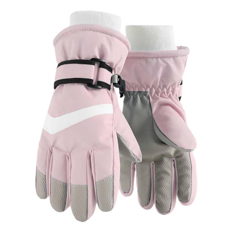 Jipersuo Winterhandschuhe Kinder Dicker Samt Radfahren Skifahren Kalte Handschuhe Radfahren Kalte Wärme Handschuhe Jungen Handschuhe (M) von Jipersuo