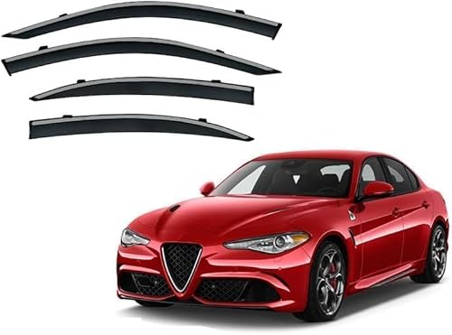 Auto Fenster Regen Schutz Sonnenblende Abdeckung Schild Seite Fenster Deflektor Für Alfa Romeo Giulia 952 2015+. von JjAaYy