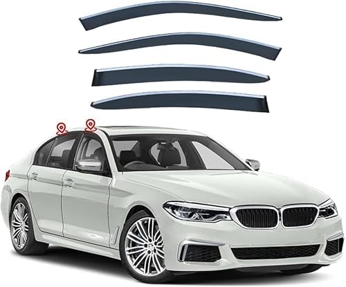 Auto Fenster Regen Schutz Sonnenblende Abdeckung Schild Seite Fenster Deflektor Für BMW 5 Series G30 2018-2022. von JjAaYy
