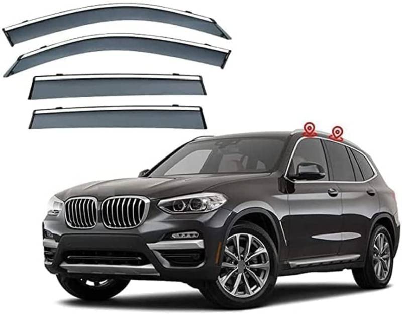 Auto Fenster Regen Schutz Sonnenblende Abdeckung Schild Seite Fenster Deflektor Für BMW X3 G01-2018-2022. von JjAaYy