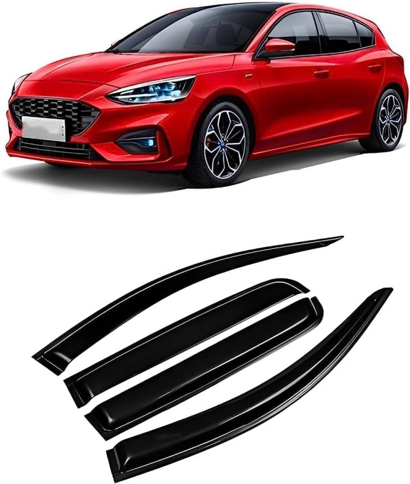 Auto Fenster Regen Schutz Sonnenblende Abdeckung Schild Seite Fenster Deflektor Für Ford Focus 4 MK4 2019-2022. von JjAaYy