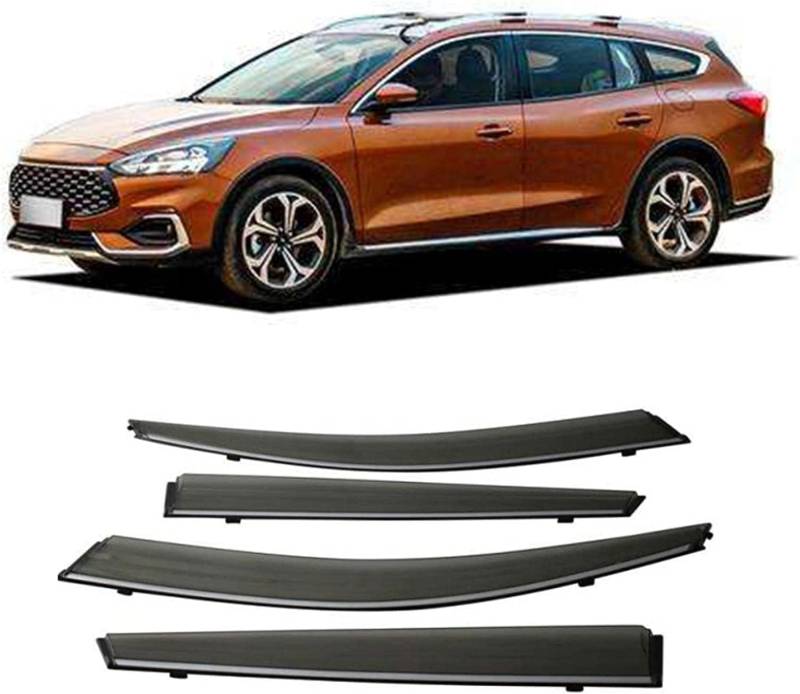 Auto Fenster Regen Schutz Sonnenblende Abdeckung Schild Seite Fenster Deflektor Für Ford Focus Wagon 2021 2022. von JjAaYy