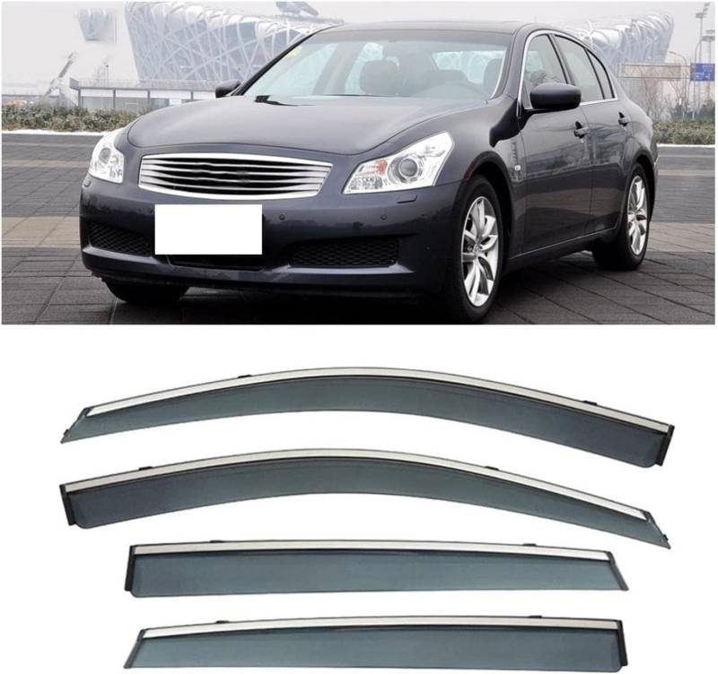 Auto Fenster Regen Schutz Sonnenblende Abdeckung Schild Seite Fenster Deflektor Für Infiniti G37 2009-2013. von JjAaYy
