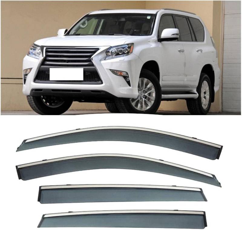 Auto Fenster Regen Schutz Sonnenblende Abdeckung Schild Seite Fenster Deflektor Für Lexus GX400 2012-2016. von JjAaYy