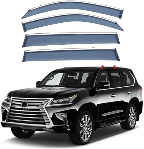 Auto Fenster Regen Schutz Sonnenblende Abdeckung Schild Seite Fenster Deflektor Für Lexus LX570 2008-2021. von JjAaYy