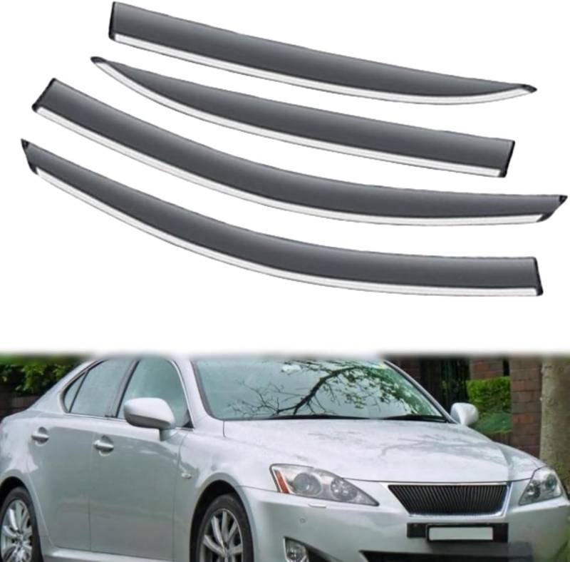 Auto Fenster Regen Schutz Sonnenblende Abdeckung Schild Seite Fenster Deflektor Für Lexus is 250 XE20 2006-2013. von JjAaYy