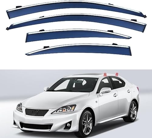 Auto Fenster Regen Schutz Sonnenblende Abdeckung Schild Seite Fenster Deflektor Für Lexus is MK2-XE20 2006-2013. von JjAaYy