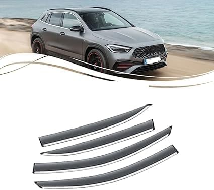 Auto Fenster Regen Schutz Sonnenblende Abdeckung Schild Seite Fenster Deflektor Für Mercedes-Benz GLA H247 2020 2021 2022 2023 2024. von JjAaYy