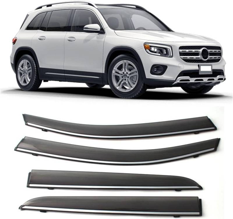 Auto Fenster Regen Schutz Sonnenblende Abdeckung Schild Seite Fenster Deflektor Für Mercedes-Benz GLB (X247) 2019 2020 2021. von JjAaYy