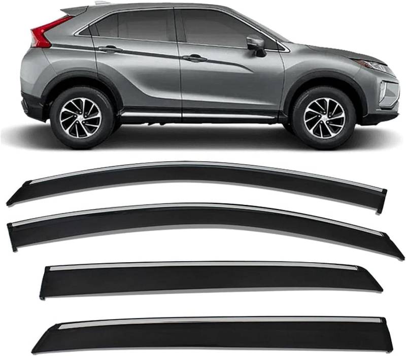 Auto Fenster Regen Schutz Sonnenblende Abdeckung Schild Seite Fenster Deflektor Für Mitsubishi Eclipse Cross 2018-2021. von JjAaYy
