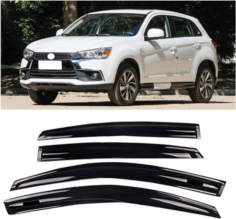 Auto Fenster Regen Schutz Sonnenblende Abdeckung Schild Seite Fenster Deflektor Für Mitsubishi Strength Dazzle ASX 2016-2018. von JjAaYy