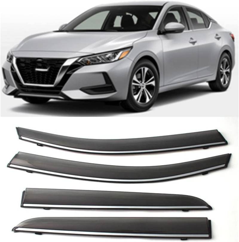 Auto Fenster Regen Schutz Sonnenblende Abdeckung Schild Seite Fenster Deflektor Für Nissan Sylphy 2020 2021 2022. von JjAaYy
