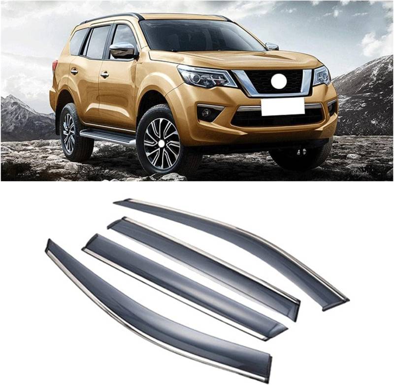 Auto Fenster Regen Schutz Sonnenblende Abdeckung Schild Seite Fenster Deflektor Für Nissan Terra 2018-2020. von JjAaYy