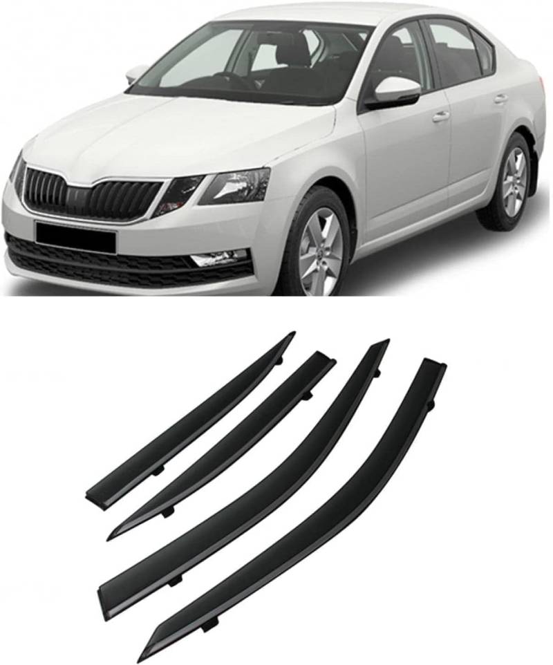 Auto Fenster Regen Schutz Sonnenblende Abdeckung Schild Seite Fenster Deflektor Für Skoda Octavia 2015-2020. von JjAaYy