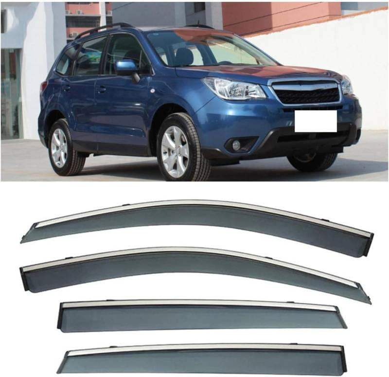 Auto Fenster Regen Schutz Sonnenblende Abdeckung Schild Seite Fenster Deflektor Für Subaru Forester 2013-2018. von JjAaYy