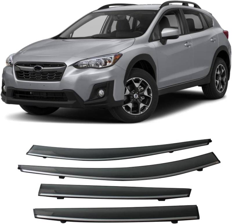 Auto Fenster Regen Schutz Sonnenblende Abdeckung Schild Seite Fenster Deflektor Für Subaru XV Crosstrek 2018-2021. von JjAaYy