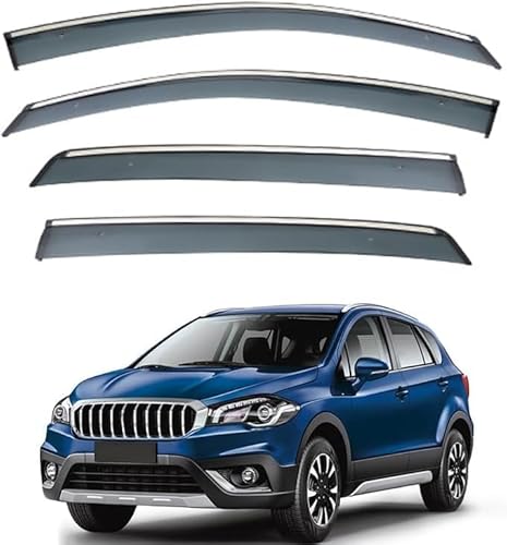 Auto Fenster Regen Schutz Sonnenblende Abdeckung Schild Seite Fenster Deflektor Für Suzuki Frontier SX4 S-Cross JY 2013-2020. von JjAaYy