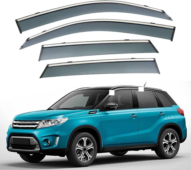 Auto Fenster Regen Schutz Sonnenblende Abdeckung Schild Seite Fenster Deflektor Für Suzuki Vitara MK4-LY 2015-2021. von JjAaYy