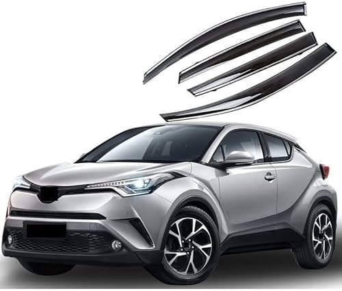 Auto Fenster Regen Schutz Sonnenblende Abdeckung Schild Seite Fenster Deflektor Für Toyota C-HR CHR 2017-2022. von JjAaYy