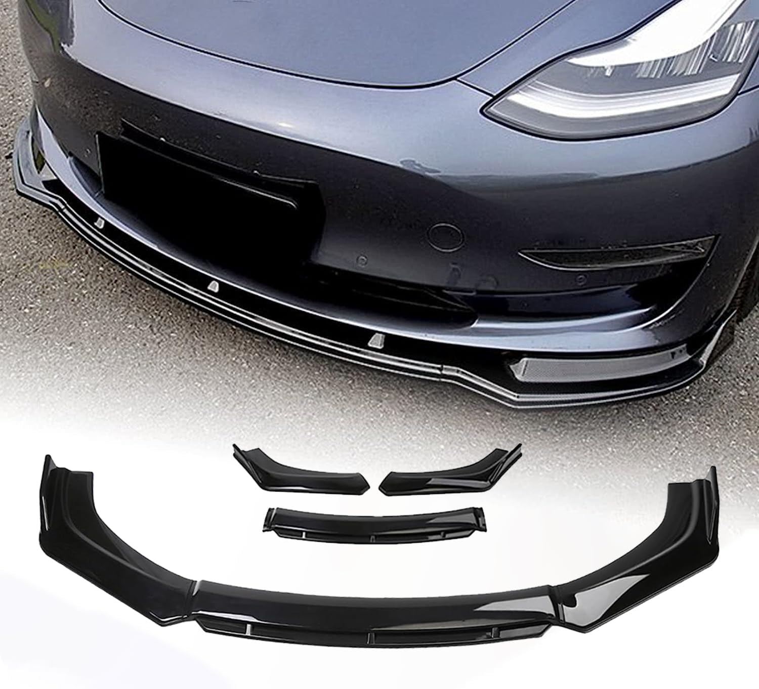 Frontschürze Spoiler Splitter Lip Body Kollision Vordere Schaufel Modifikation Kit,für Audi A6 Sedan C8 C8.5 C7 C7.5 C6 C6.5 C5 C5.5 C4.,A-Bright Black Frontschürze Spoiler Splitter Lip Body Kollision Vordere Schaufel Modifikation Kit,für Audi A6 Sedan C8 C8.5 C7 C7.5 C6 C6.5 C5 C5.5 C4.,A-Bright Black von JjAaYy