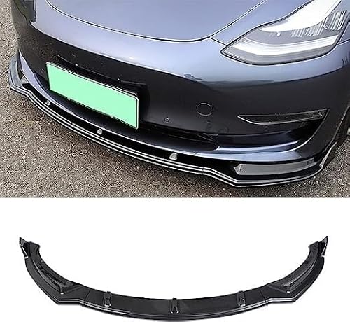 Frontschürze Spoiler Splitter Lip Body Kollision Vordere Schaufel Modifikation Kit,für Tesla Model 3 2017-2023.,B von JjAaYy