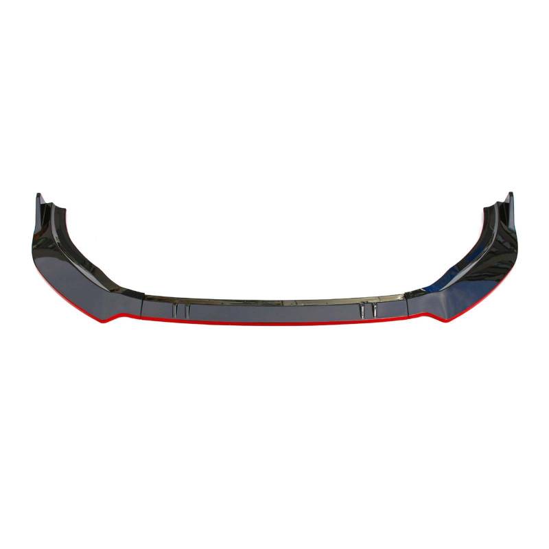 Frontschürze Spoiler Splitter Lip Body Kollision Vordere Schaufel Modifikation Kit,für VW Golf 8 MK8 R Linie 2021.,C-Black and Red von JjAaYy