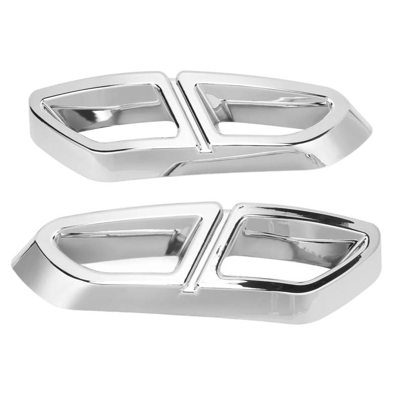 JjAaYy Für VW Variant B8 2016 2017 2018 2019 Auto Auspuff Schalldämpfer-Rohrabdeckung,Endrohr Auto-Endrohre,Schalldämpfer.,A-Silver von JjAaYy