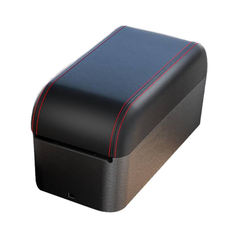 Auto Armlehnenbox, Auto Leder Erhöhungskissen, Auto Mittelkonsole Aufbewahrungsbox Auto Armlehne Aufbewahrungsbox | Heben Armlehne Organizer mit Getränkehalter für , vo von Jlobnyiun